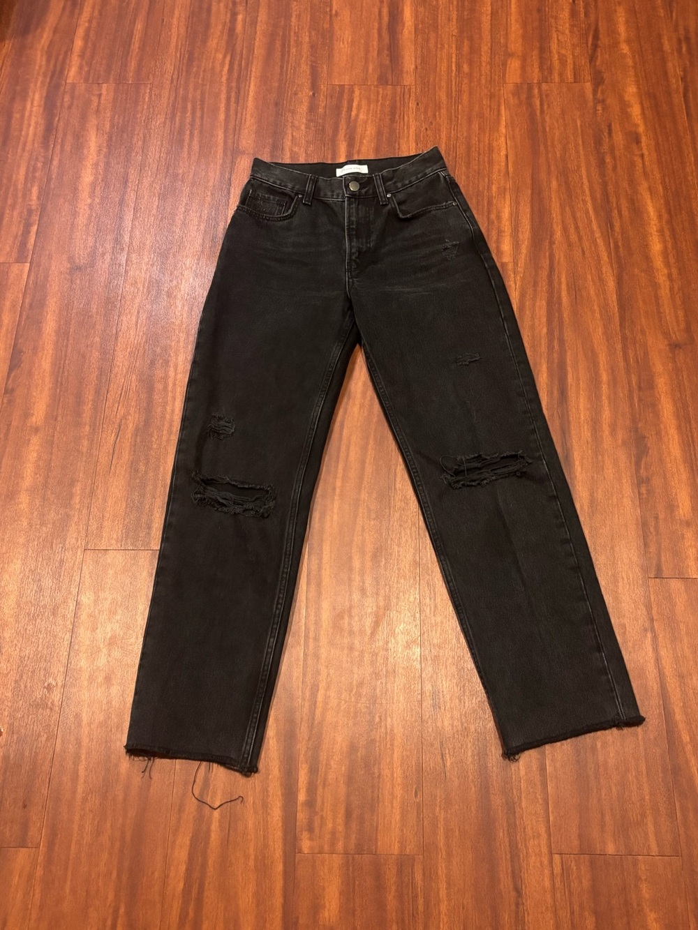 Anine Bing Etta Relaxed Rigid Straight Jeans